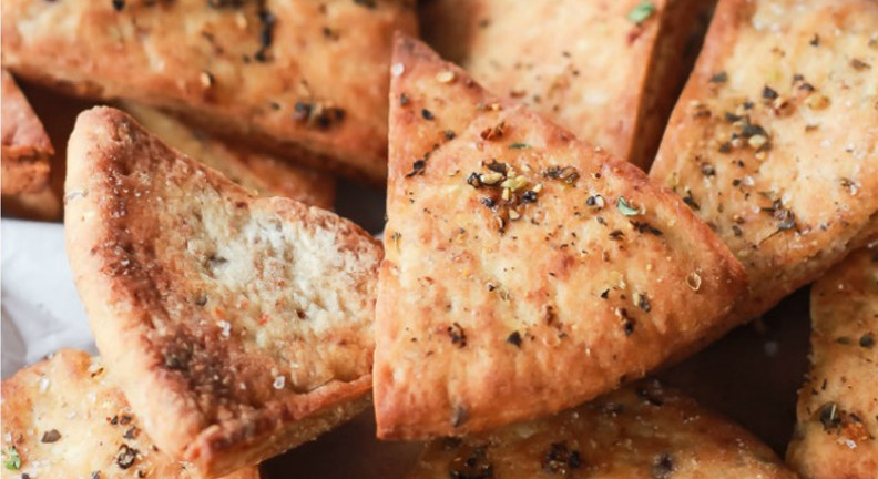 Homemade Baked Pita Chips Homemade Baked Pita Chips