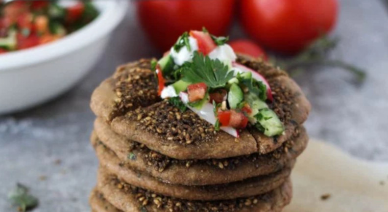 Spelt Flatbread with Za'atar Spelt Flatbread with Za'atar