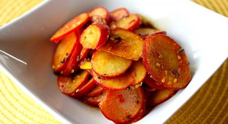 Radish-Ginger in Lime Juice : Hot Radish-Ginger in Lime Juice : Hot
