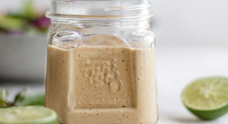 Spicy Thai Almond Salad Dressing Spicy Thai Almond Salad Dressing