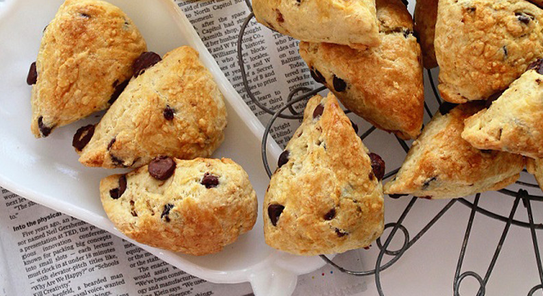 Chocolate Chip Breakfast Scones Chocolate Chip Breakfast Scones