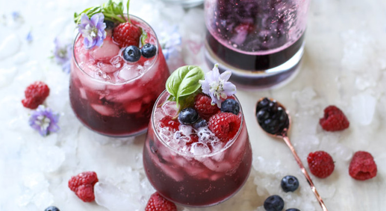 Honey Berry Kombucha Smash Honey Berry Kombucha Smash